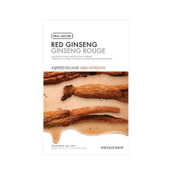 The Face Shop REAL NATURE Face Mask Red Ginseng – 20ml