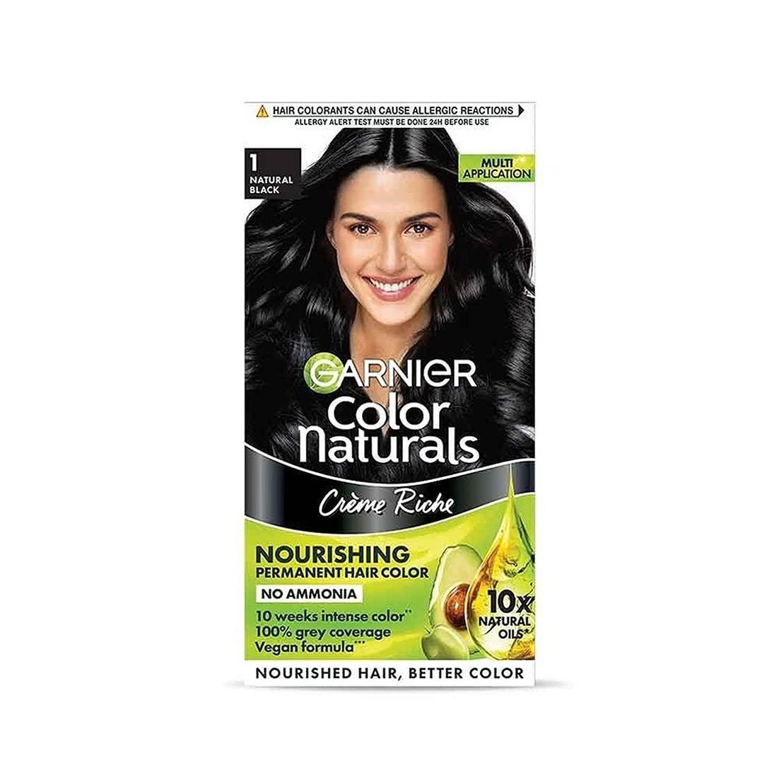 Garnier Color Naturals Shade 1 Natural Black 70ml+60g