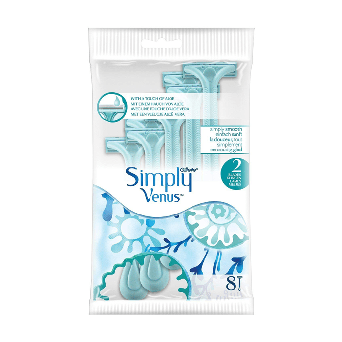 Gillette Simply Venus 2 Disposable 8 Razor For Women