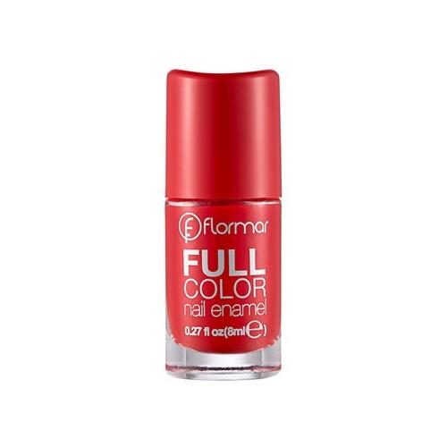Flormar Full Color Nail Enamel - FC08 Optimistic Red – 8ml