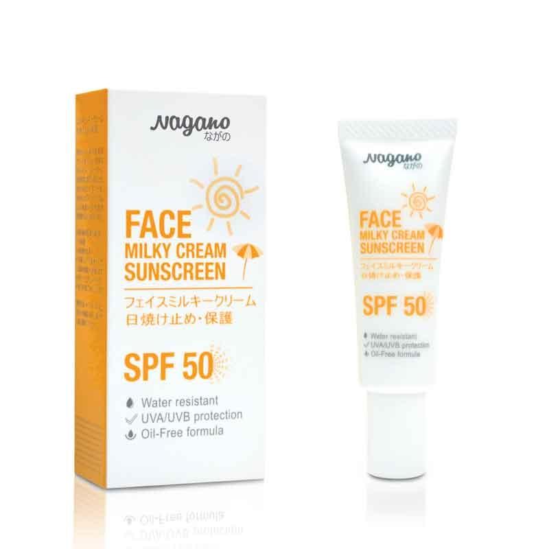 Nagano Face Milky Cream Sun Screen – 20ml