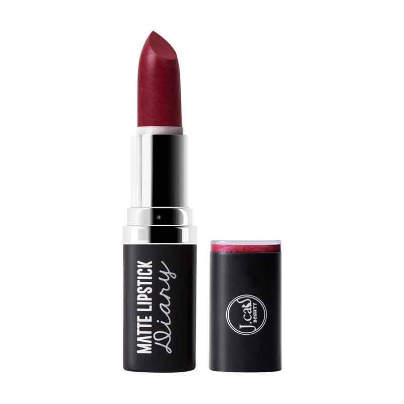 J.Cat Matte Lipstick Diary - 115 Dirty First Kiss – J.cat Beauty – 4gm