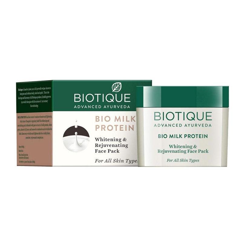 Biotique Bio Milk Protein Whitening And Rejuvenating Face Pack For All Skin Types – 50gm