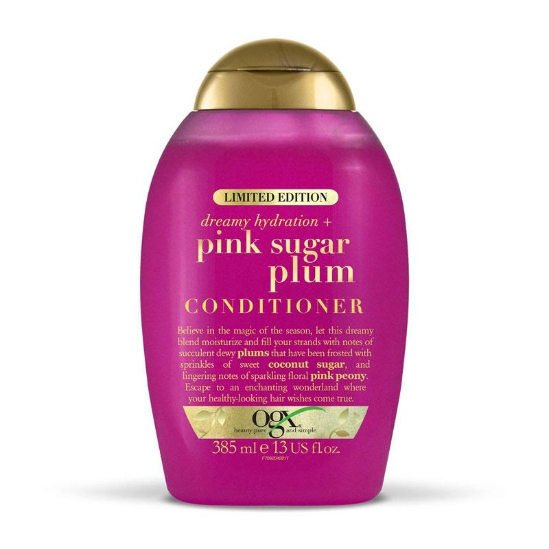 OGX Dreamy Hydration Pink Sugar Plum Conditioner – 385ml