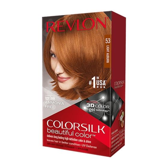 Revlon Hair Color Silk - 53 Light Auburn – 59.1ml