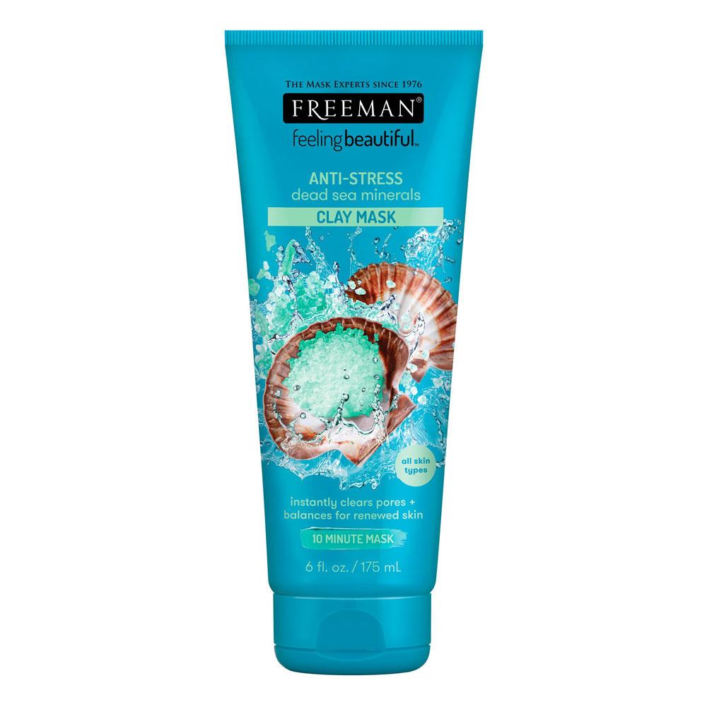 FREEMAN Anti-Stress Dead Sea Minerals Facial Clay Mask – 175ml
