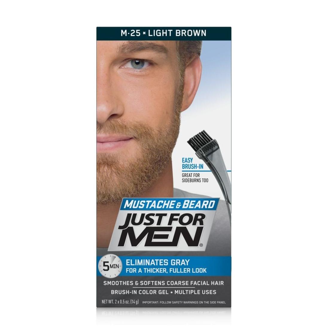 Just For Men Moustache & Beard Light Brown M-25 – 14gm