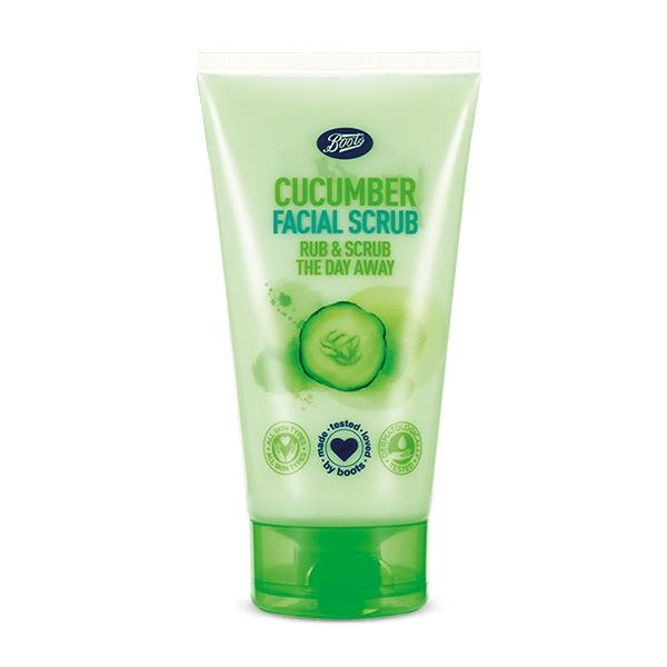 Boots Cucumber Facial Scrub Rub And Scrub All Skin Types – 150ml