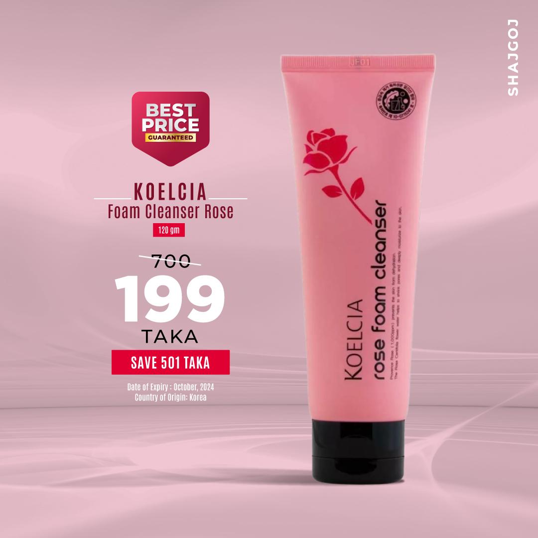 Koelcia Foam Cleanser Rose – 120gm