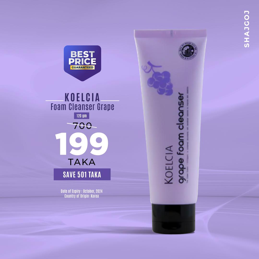 Koelcia Foam Cleanser Grape – 120gm
