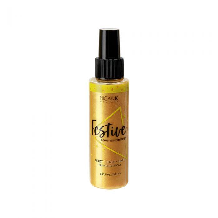 NICKA K FESTIVE BODY ILLUMINIZER - GOLD 100ML