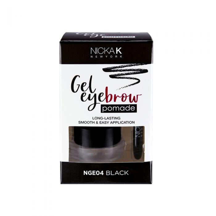 NICKA K GEL EYEBROW POMADE (BLACK) NGE04 2.8G – 2.8gm