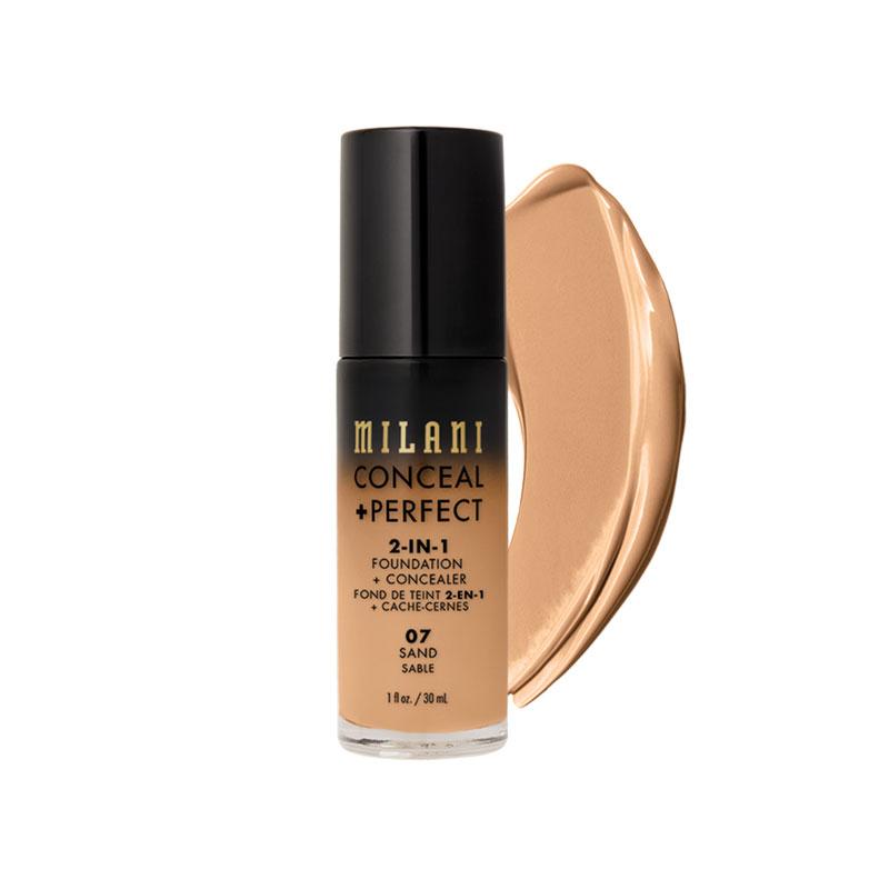 MILANI CONCEAL PERFECT 2IN1 FOUNDATION 07 Sand – 30ml