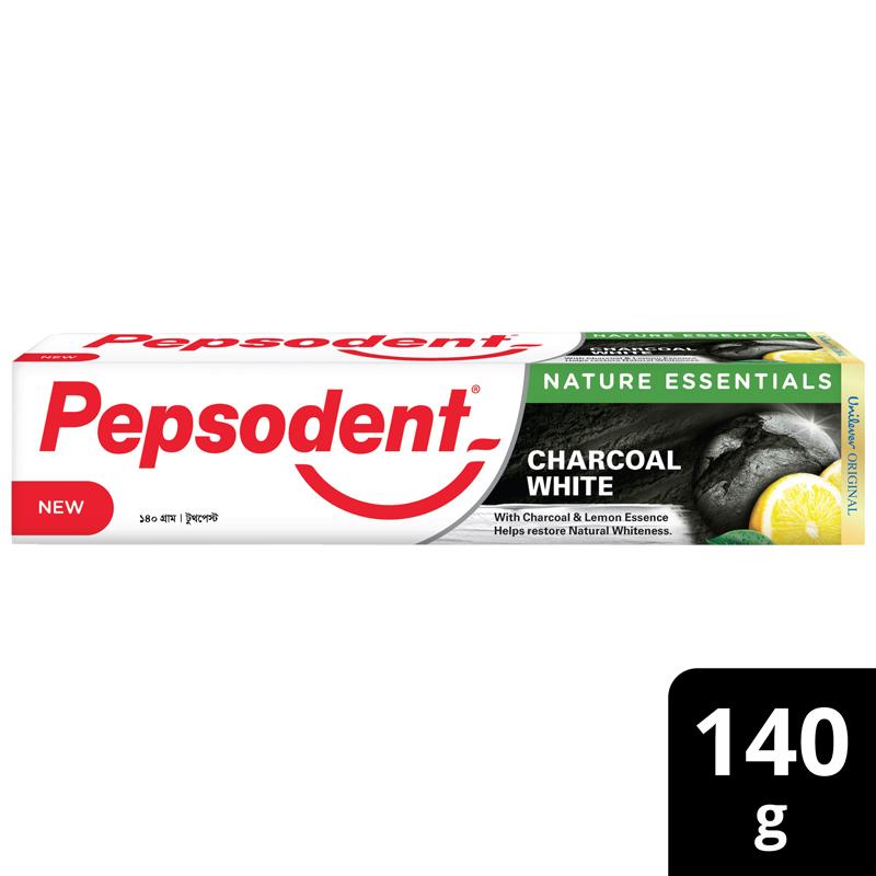 Pepsodent Toothpaste Charcoal White – 140gm