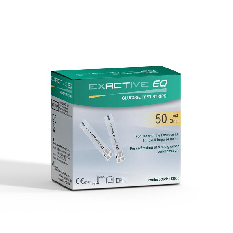 EXACTIVE EQ Glucose Test Strips 50pcs