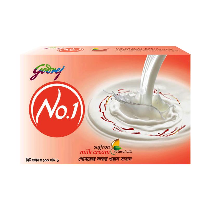 Godrej No 1 Saffron Soap – 100gm