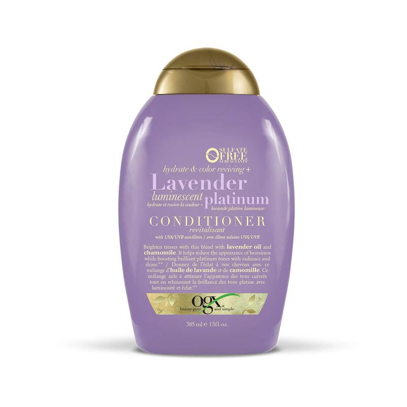OGX Hydrate & Color Reviving + Lavender Luminescent Platinum Conditioner – 385ml