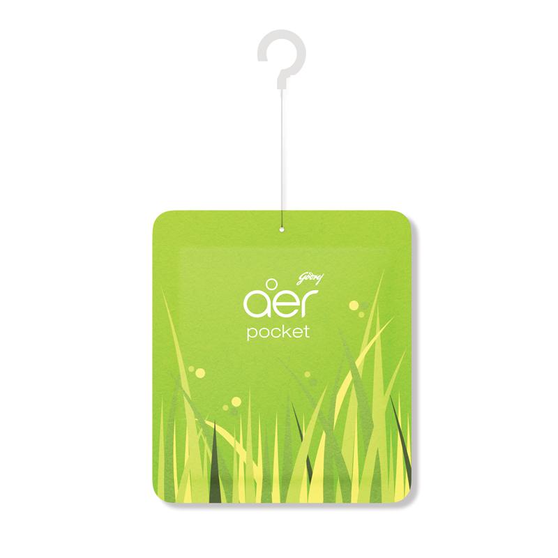 Godrej AER Pocket Bathroom Freshener Green – 10gm
