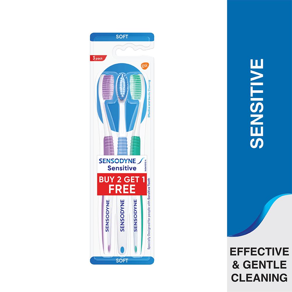 Sensodyne Sensitive Soft Toothbrush Buy 2 Get 1 Free
