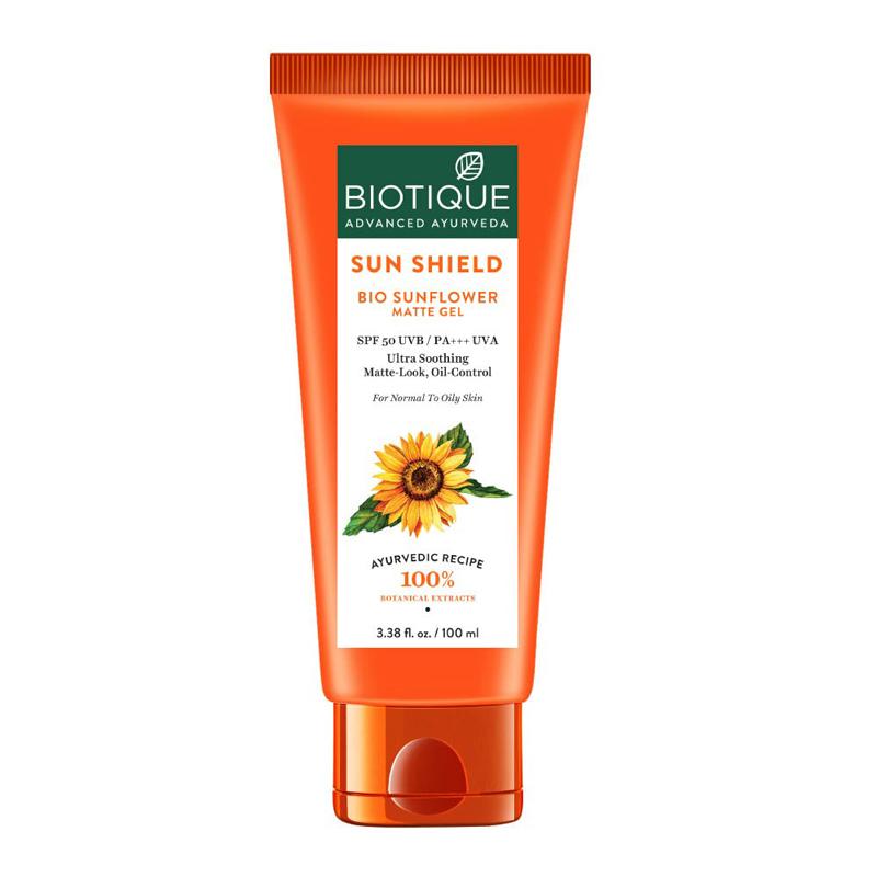 Biotique Bio Sunflower Matte Sunscreen Gel – 100ml