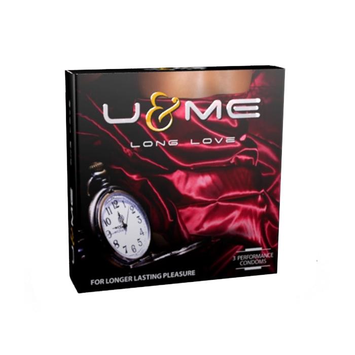 U&Me Long Love Condom 3 piece – U & Me