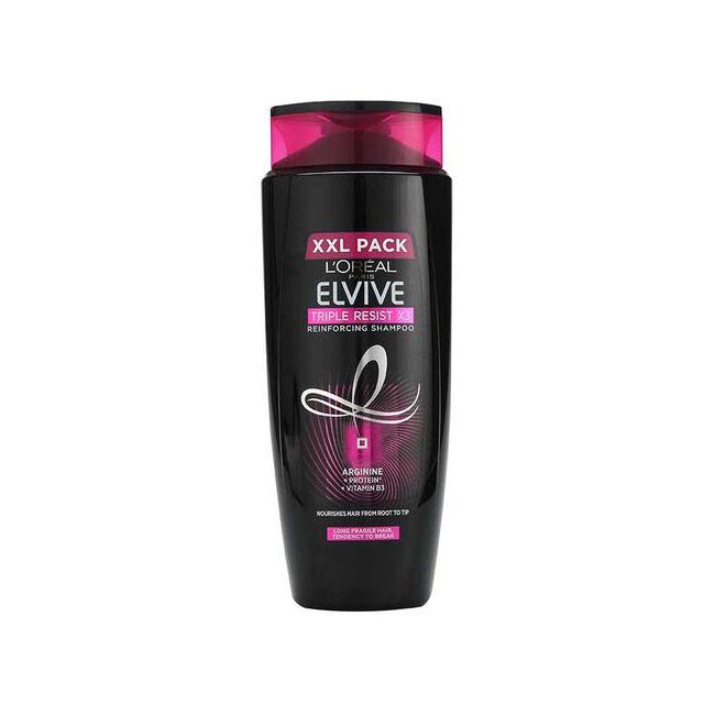 L'Oreal Elvive Triple Resist Shampoo – 700ml