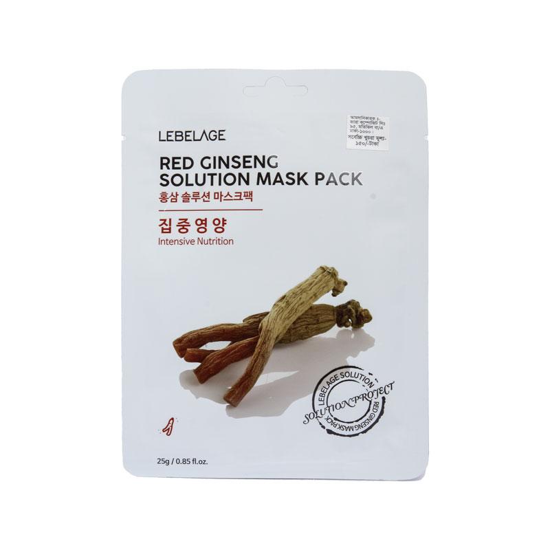 Lebelage Red Ginseng Solution Mask Pack – 25gm