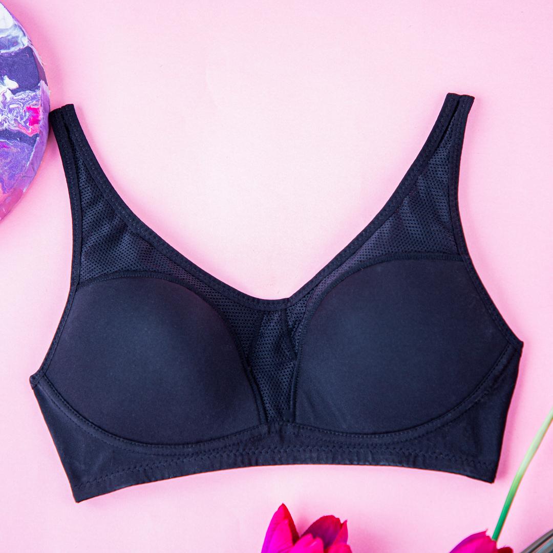 Valene HighTide Bra-Black