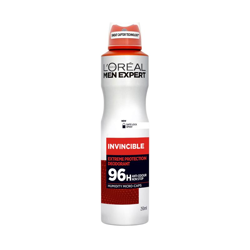 L'Oréal Men Expert Invincible 96 Hours Deodorant Spray – L'Oreal – 250ml