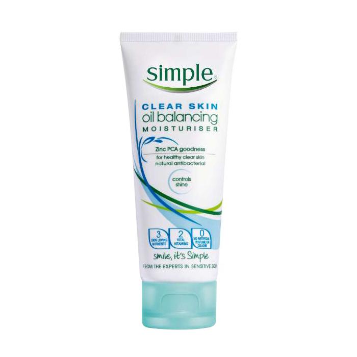 Simple Clear Skin Oil Balancing Moisturiser – 75ml
