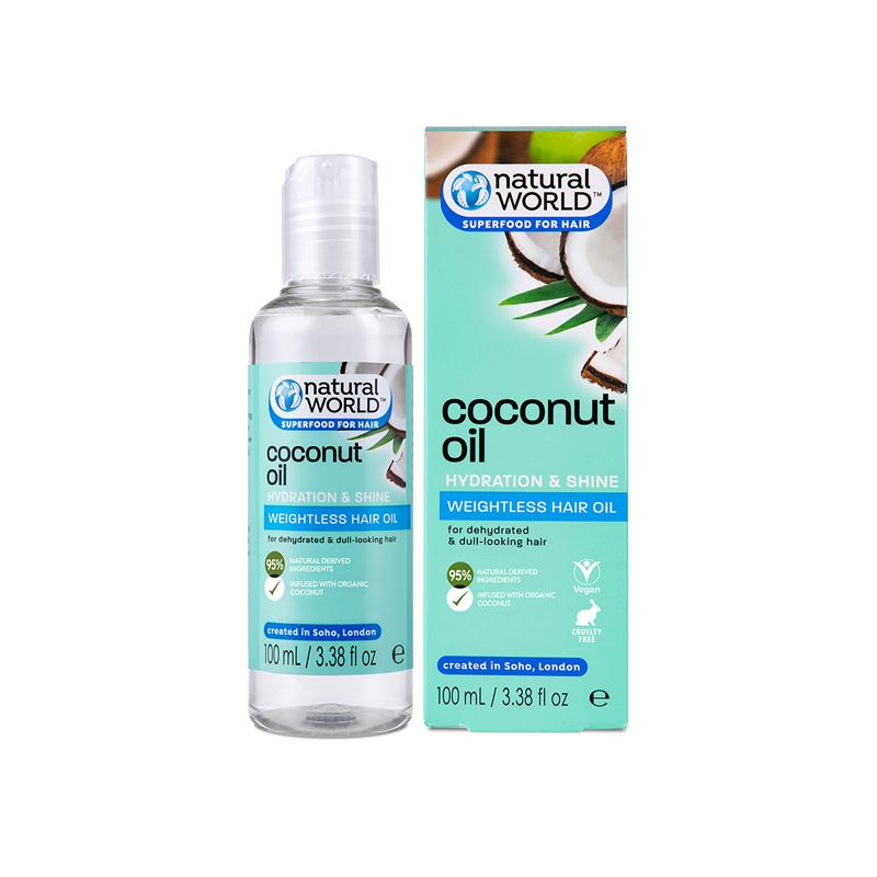 Natural World Coconut Oil – 100ml