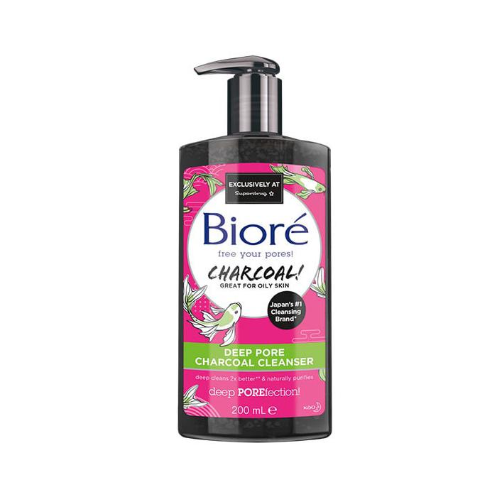 Biore Deep Pore Charcoal Cleanser – 200ml