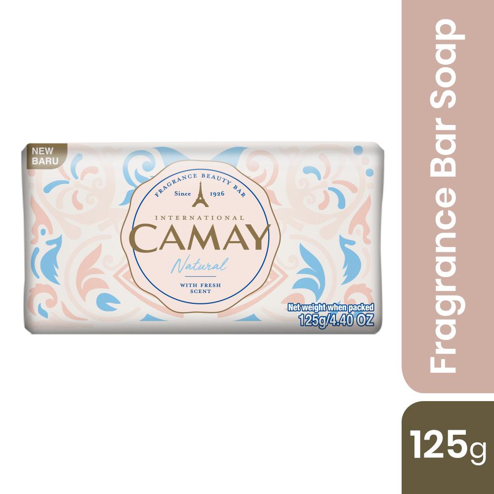 Camay Natural Soap Bar with Fresh Scent – 125gm