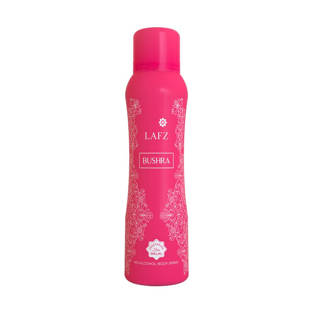 LAFZ Halal Body Spray Bushra – 100gm
