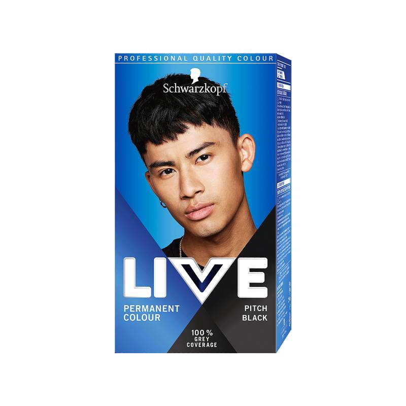 Schwarzkopf LIVE Men Permanent colour - Pitch Black