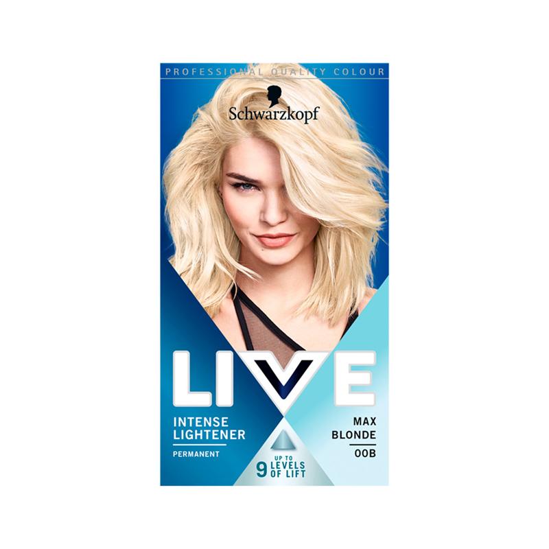 Schwarzkopf LIVE Permanent Hair Dye - Max Blonde 00B