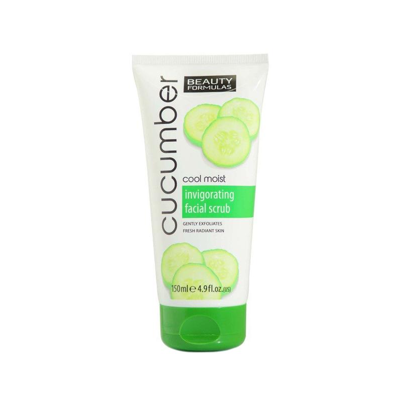 Beauty Formulas Invigorating Cucumber Facial Scrub – 150ml