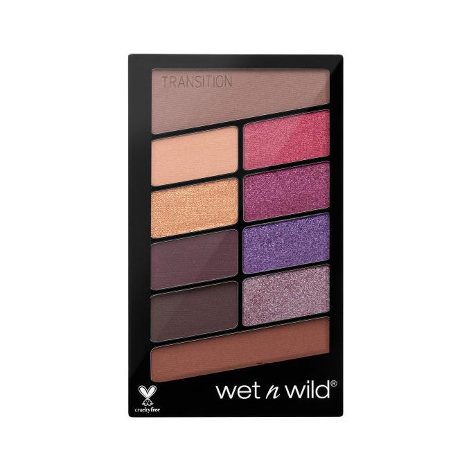 Wet n wild Color Icon 10 Pan Eye shadow Palette - V.I.Purple – 10gm