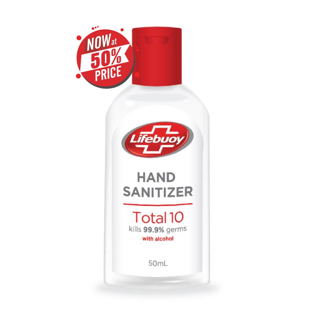 Lifebuoy Antibacterial Hand Sanitizer Total 10 – 50ml