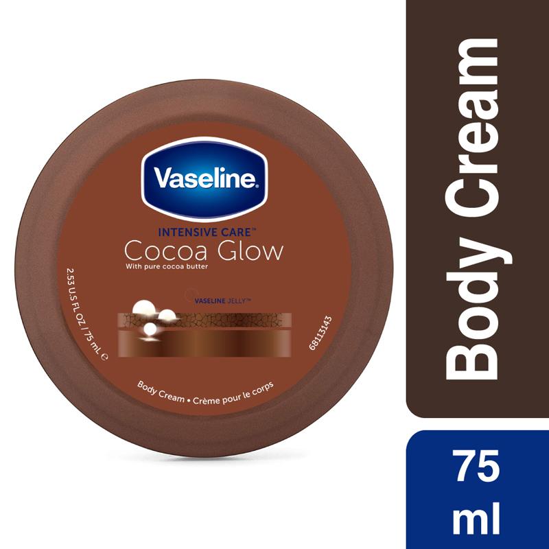 Vaseline Intensive Care Cocoa Glow Body Cream – 75ml