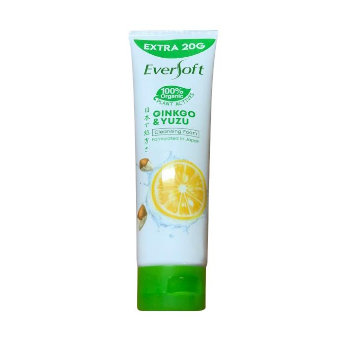Eversoft Ginkgo & Yuzu Cleansing Foam – 120gm
