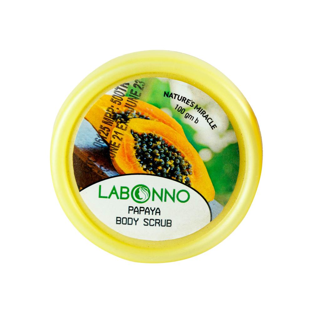 LABONNO Papaya Body Scrub – 100gm