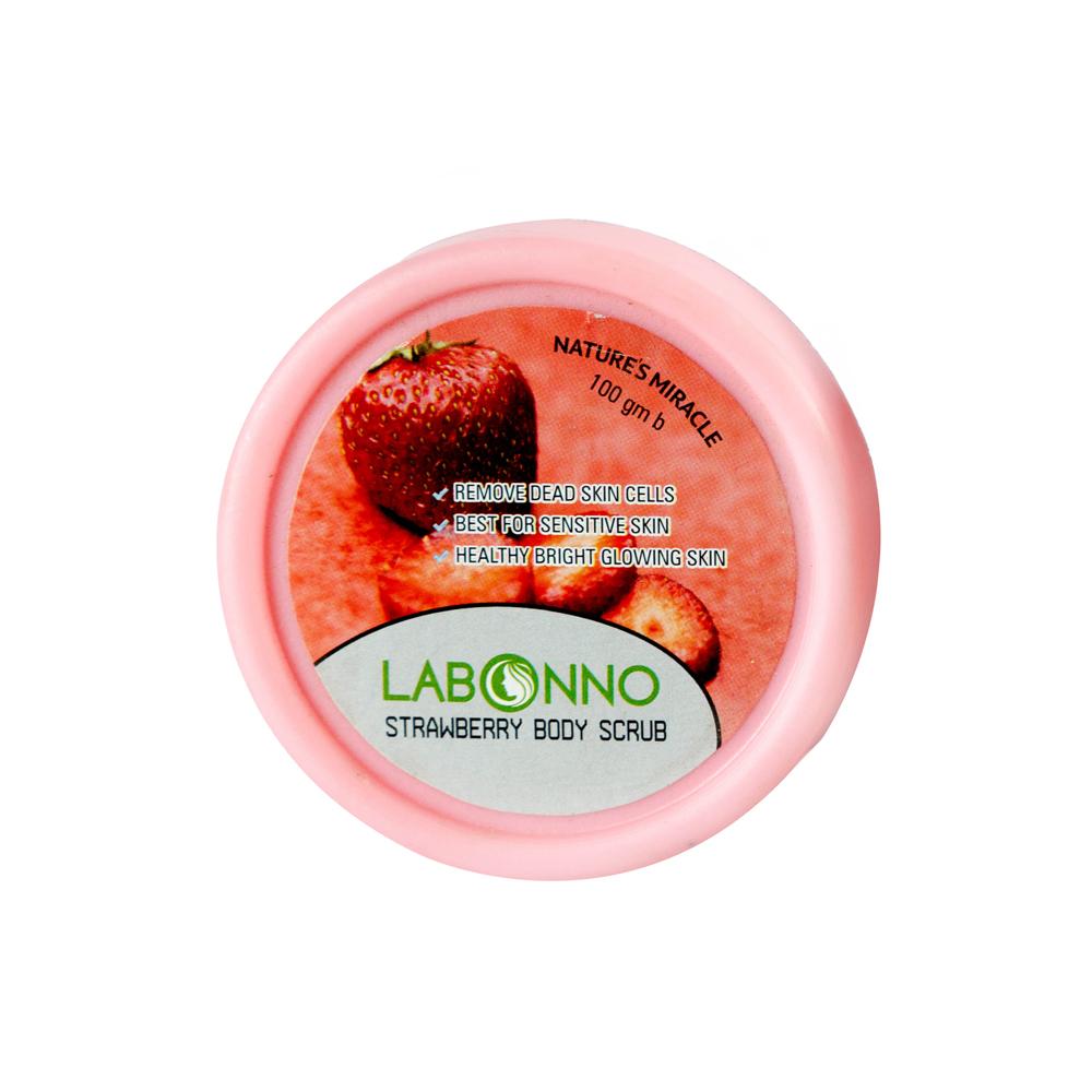 LABONNO Strawberry Body Scrub – 100gm