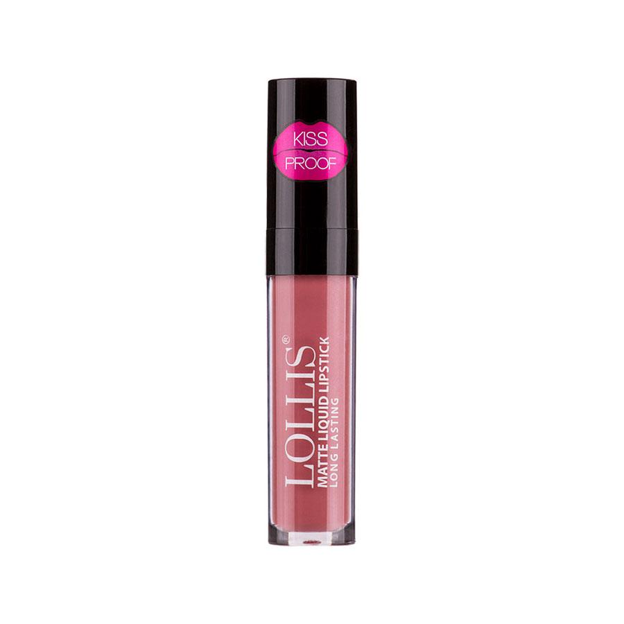 Lollis Kiss Proof Long Lasting Matte Liquid Lipstick 06 – 6ml