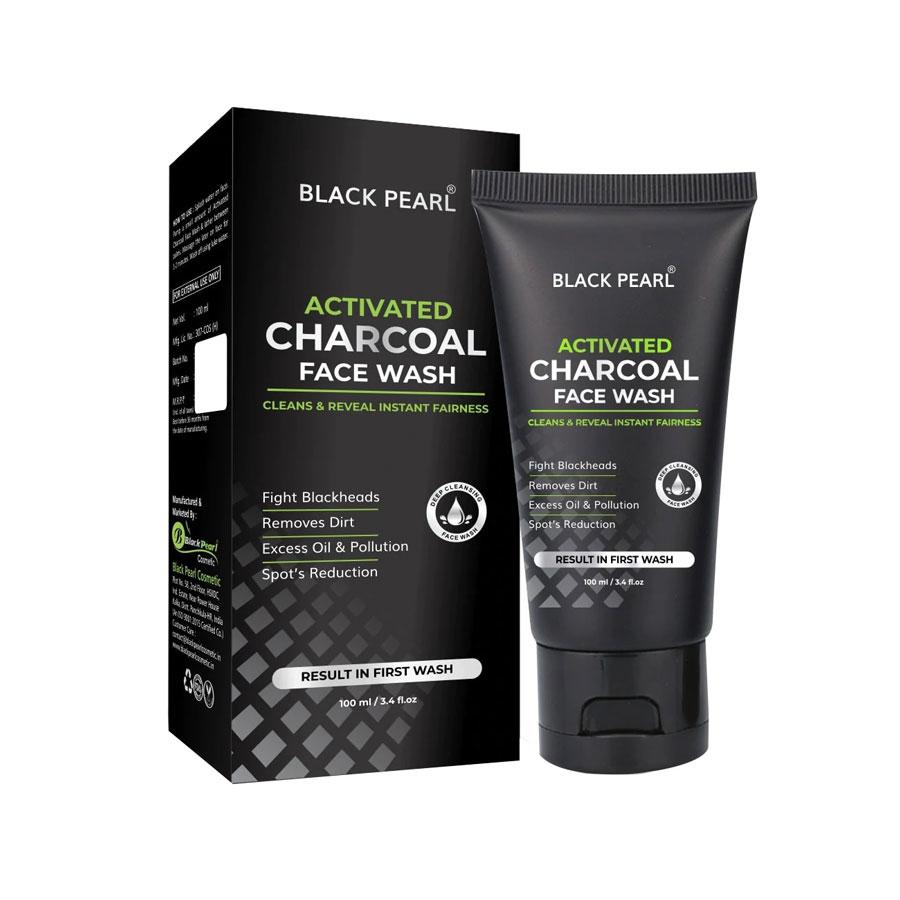 Black Pearl Charcoal Face Wash – 100ml