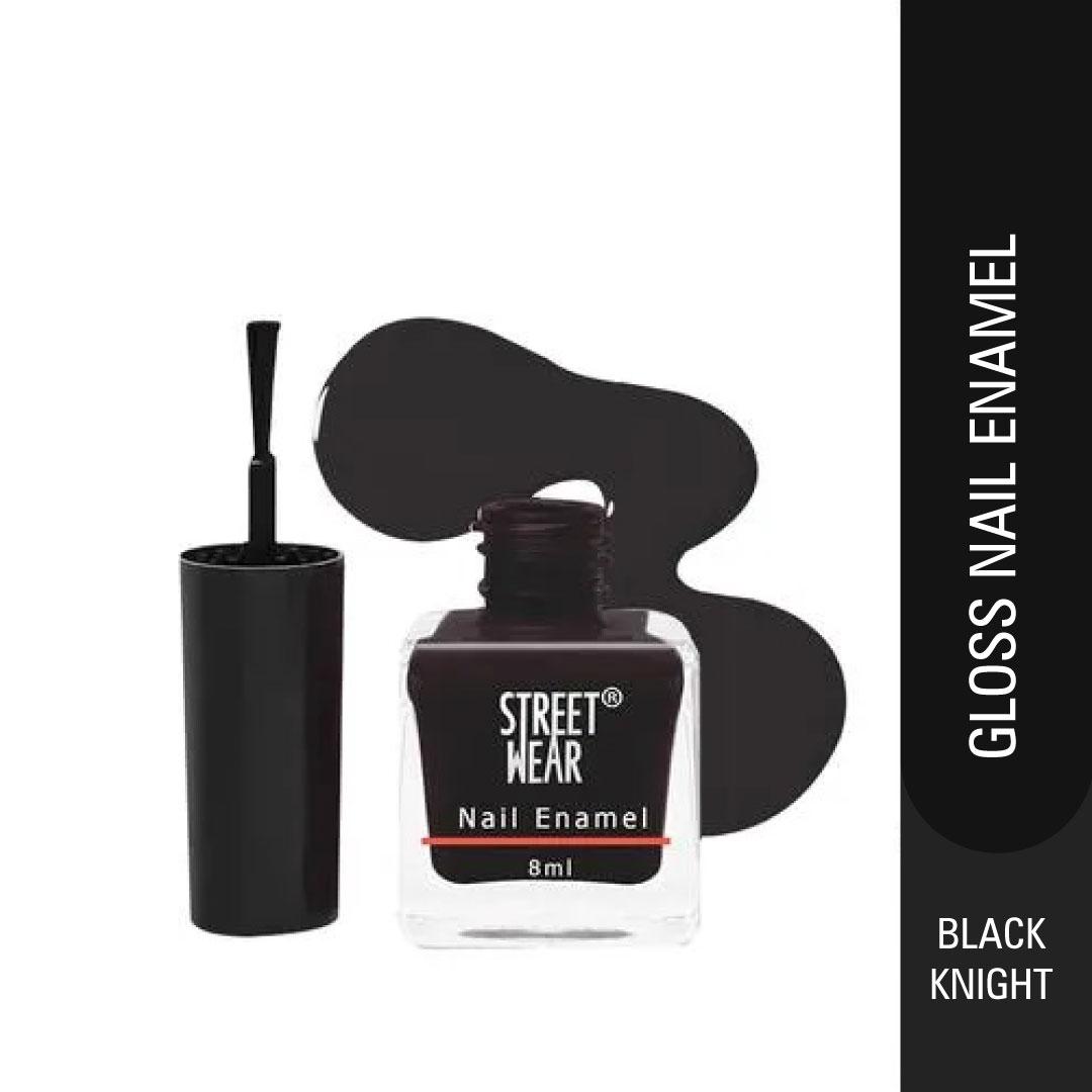 Street Wear Nail Enamel Black Knight – 8ml