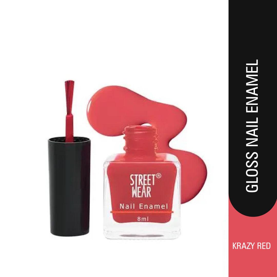 Street Wear Nail Enamel Crazy Red – 8ml