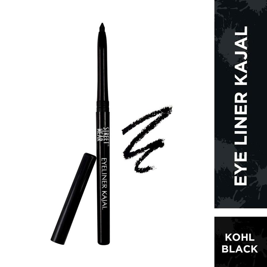 Street Wear Eyeliner Kajal Kohl Black – 0.3gm