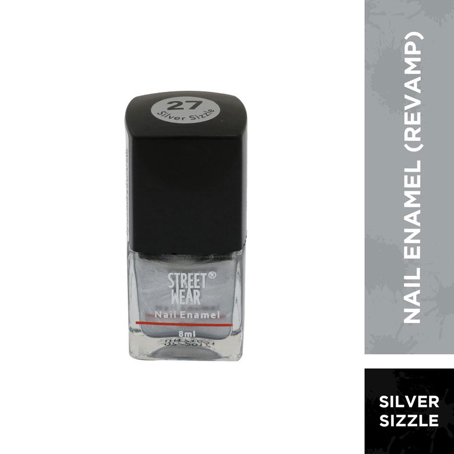 Street Wear Nail Enamel Silver Sizzle – 8ml