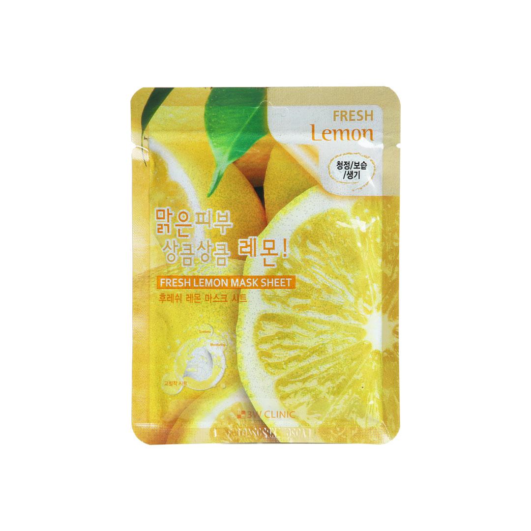 3W Clinic Fresh Lemon Sheet Mask – 23ml